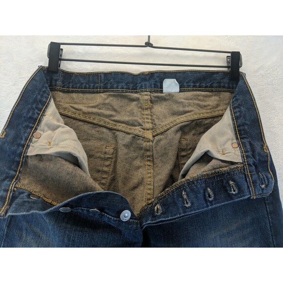 VTG Levi’s 501 XX Jeans Distressed Wash Button Fly Y2K 90s Paper Tag Mens 32x32 - Picture 12 of 16